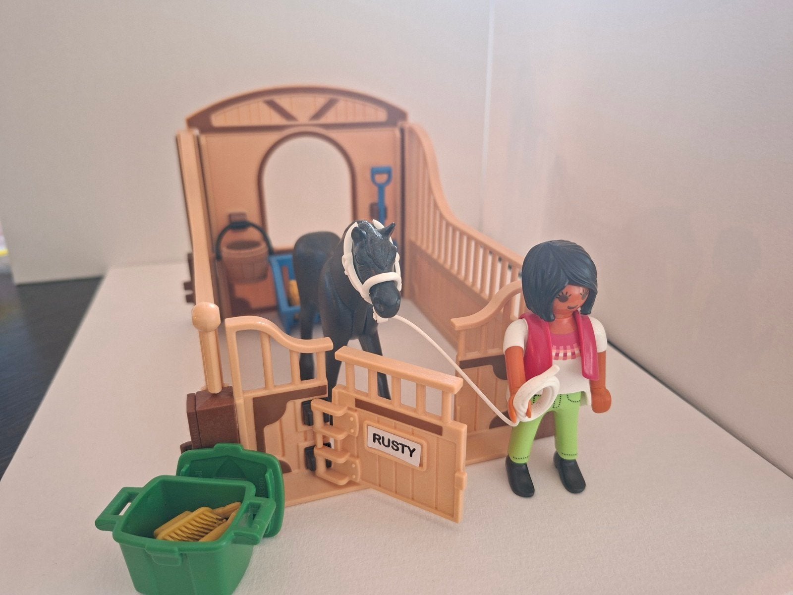 Playmobil 5519: fries paard met paardenbox, Ophalen, Gebruikt, Complete set, Country