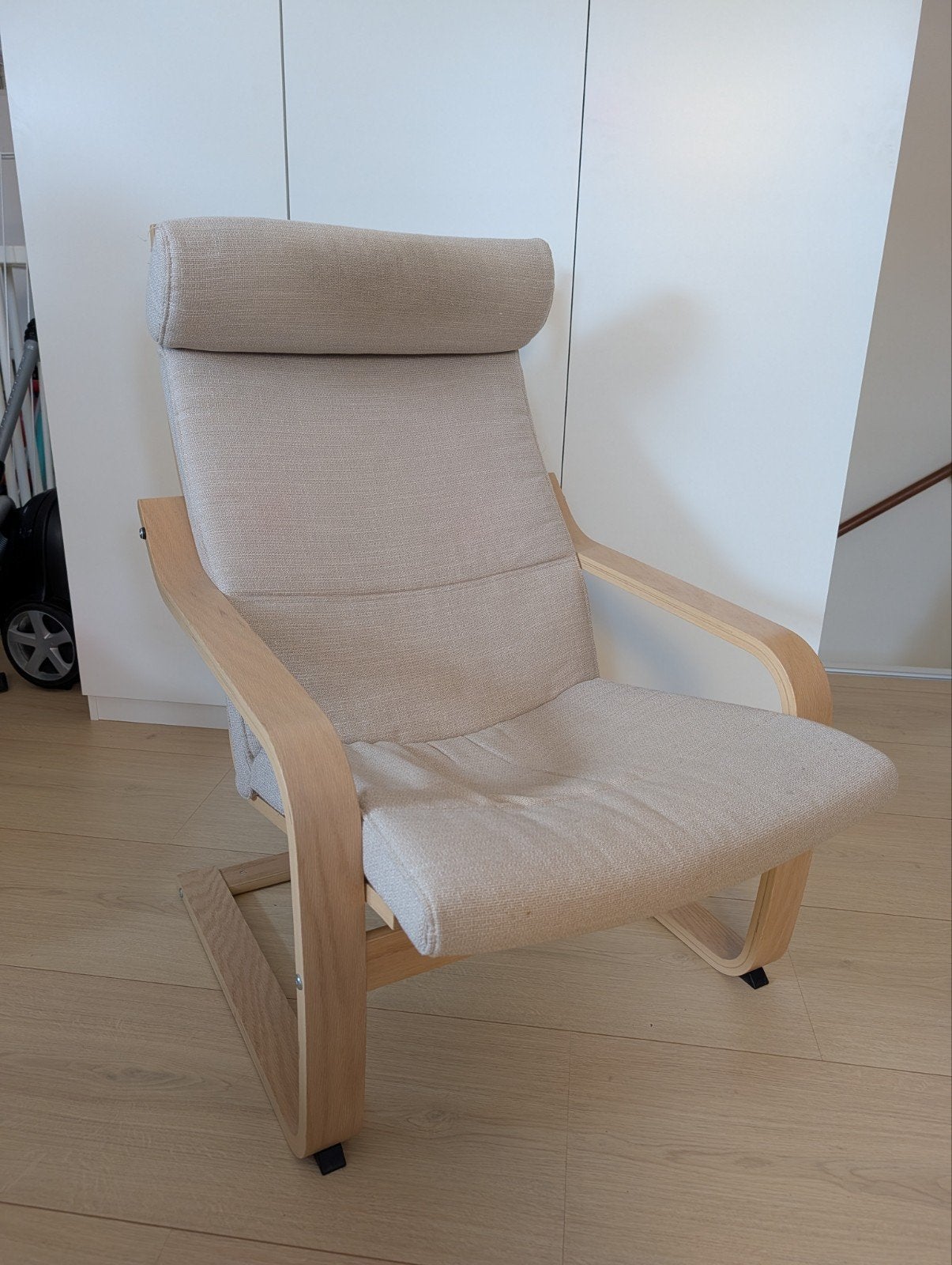ikea stoel poang, Huis en Inrichting, Fauteuils, Ophalen, Gebruikt, 50 tot 75 cm