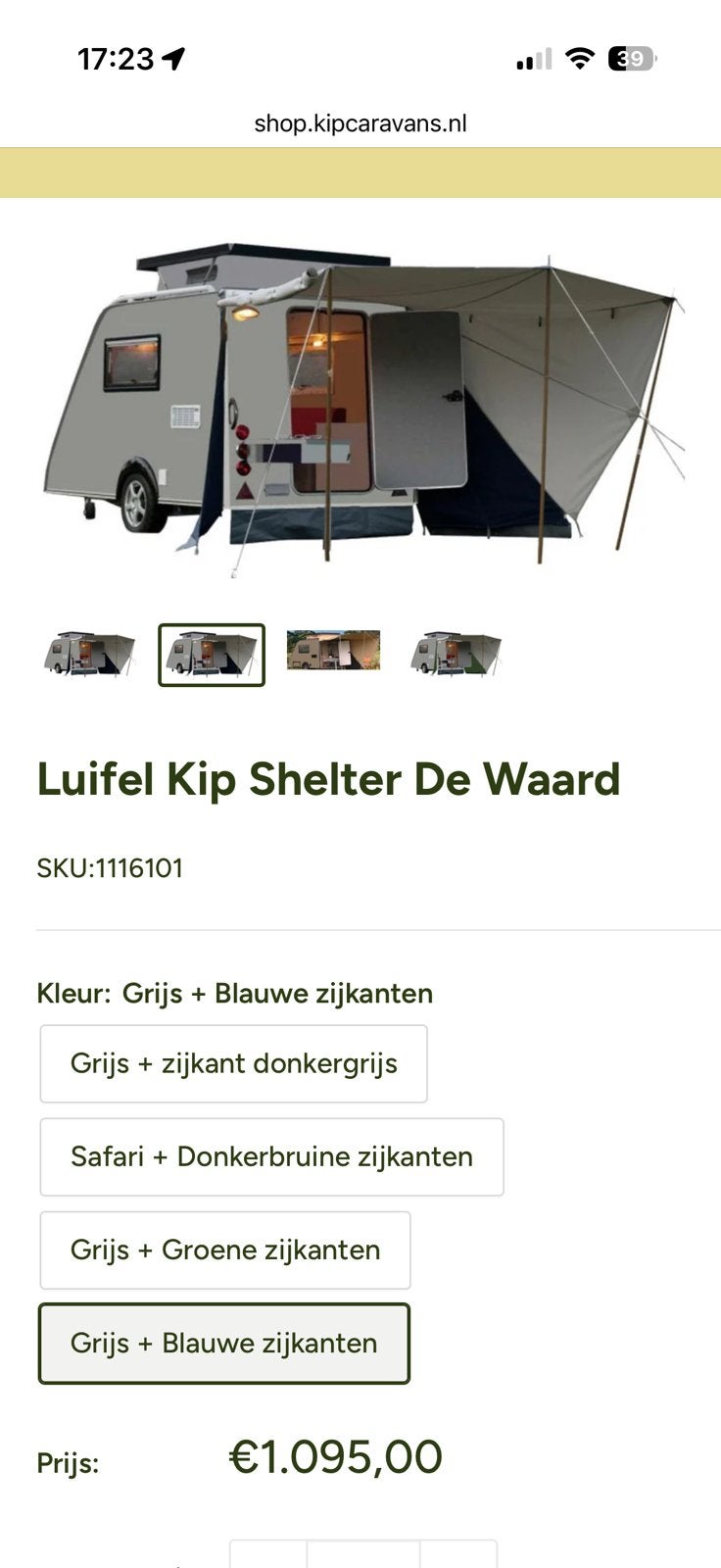 De Waard luifel voor een Kip Shelter, Ophalen, Gebruikt, Overige merken