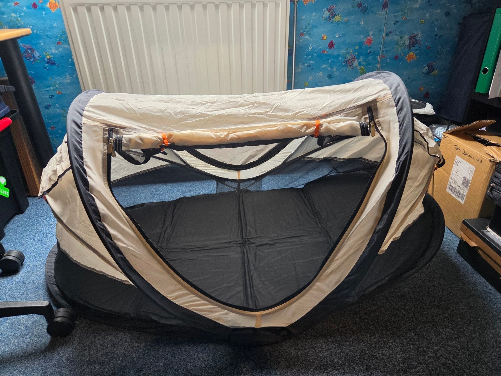Deryan Travel Cot Deluxe reisbedje voor peuters/kleuters, Ophalen of Verzenden, Reisbedje