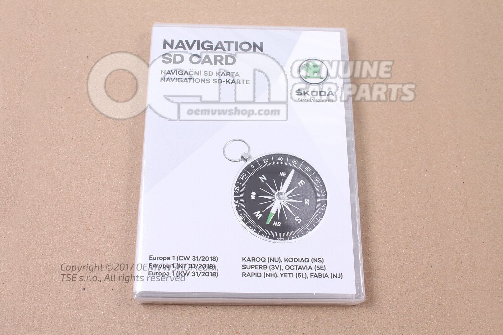 SD‑geheugenkaart Navigatiesysteem – 5L0051236BD –NIEUW, Ophalen of Verzenden, Nieuw, Skoda