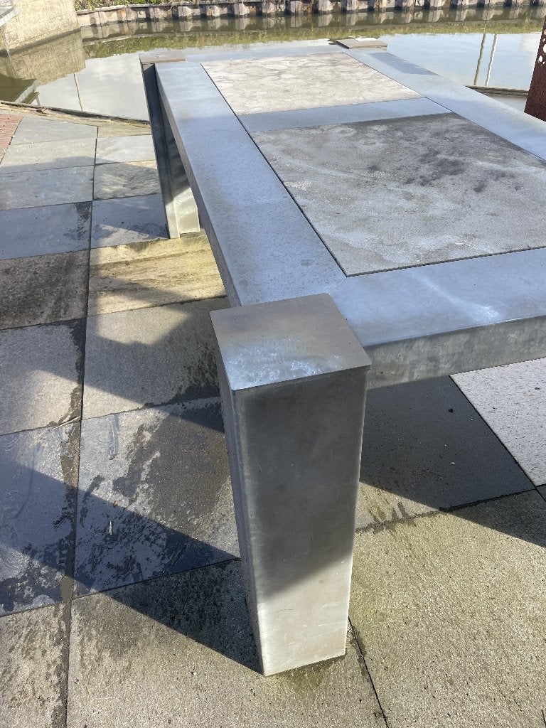 Tuintafel BRUT 220x100, Ophalen, Nieuw, Rechthoekig, Staal