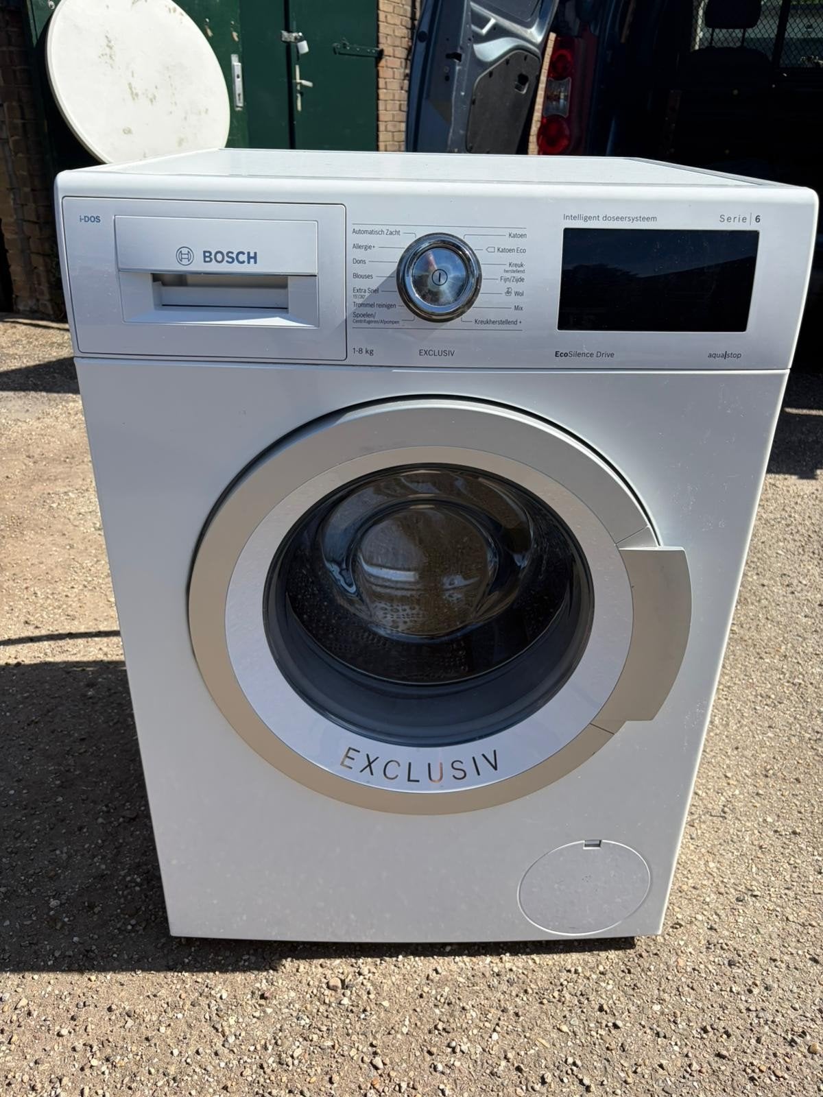 Bosch Serie 6 i-DOS Wasmachine 8kg, Ophalen, 1200 tot 1600 toeren, 8 tot 10 kg, Zo goed als nieuw