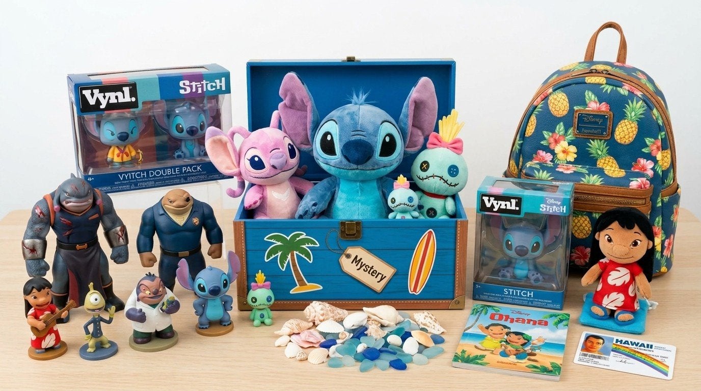 Stitch Disney box, Ophalen of Verzenden, Overige figuren, Nieuw, Beeldje of Figuurtje