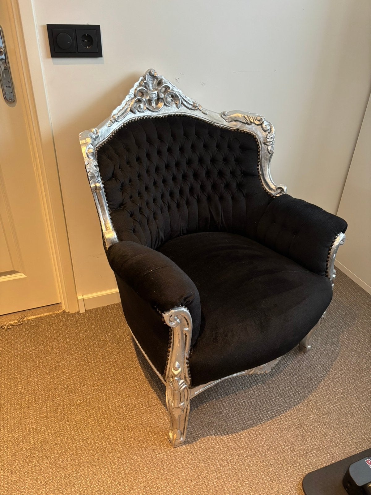 Barokstoel of Princessenstoel, Huis en Inrichting, Fauteuils, Ophalen, Gebruikt