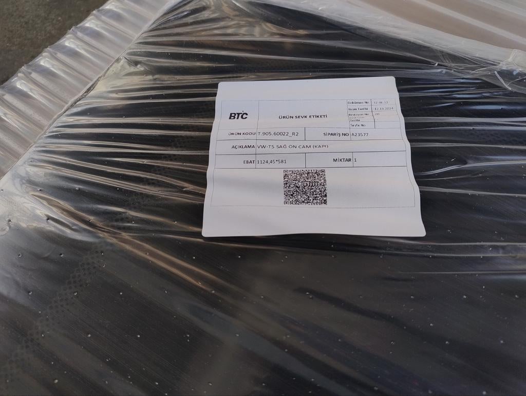 Zijruit rechts VW Transporter T5/T6 getint, Auto-onderdelen, Ruiten en Toebehoren, Ophalen, Nieuw