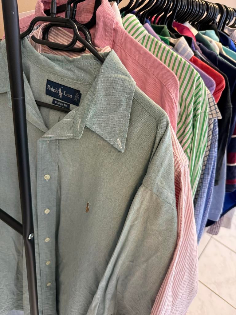 Ralph Lauren Overhemden 10x Heren Partij A-Kwaliteit Oxford, Ophalen of Verzenden, Zo goed als nieuw, Roze, Overige halswijdtes