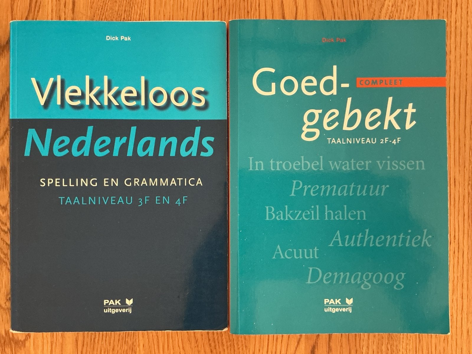 Vlekkeloos Nederlands & Goedgebekt - Taalboeken Dick Pak, Ophalen of Verzenden, Zo goed als nieuw, Non-fictie