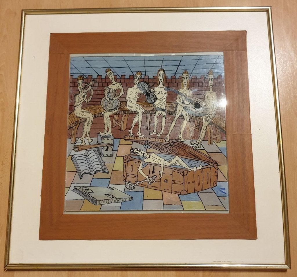 Schilderijen modern, gemiddeld van rond 30x50 tot 50x70 cm, Antiek en Kunst, Ophalen