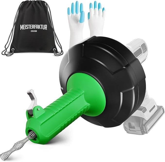 Meisterfaktuur rioolontstopper 7.5m automatische spiraal, Ophalen of Verzenden, Nieuw