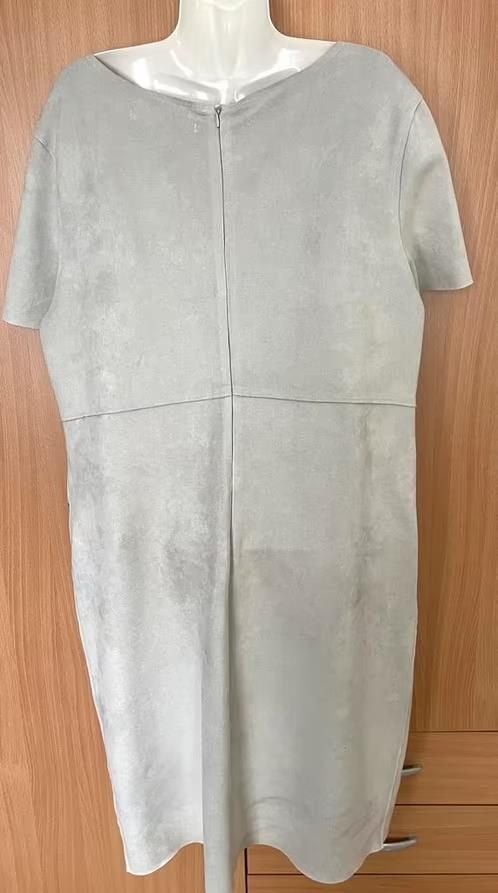 Steps suède look jurk maat 46[dmv], Beige, Maat 46/48 (XL) of groter, Nieuw, Ophalen of Verzenden