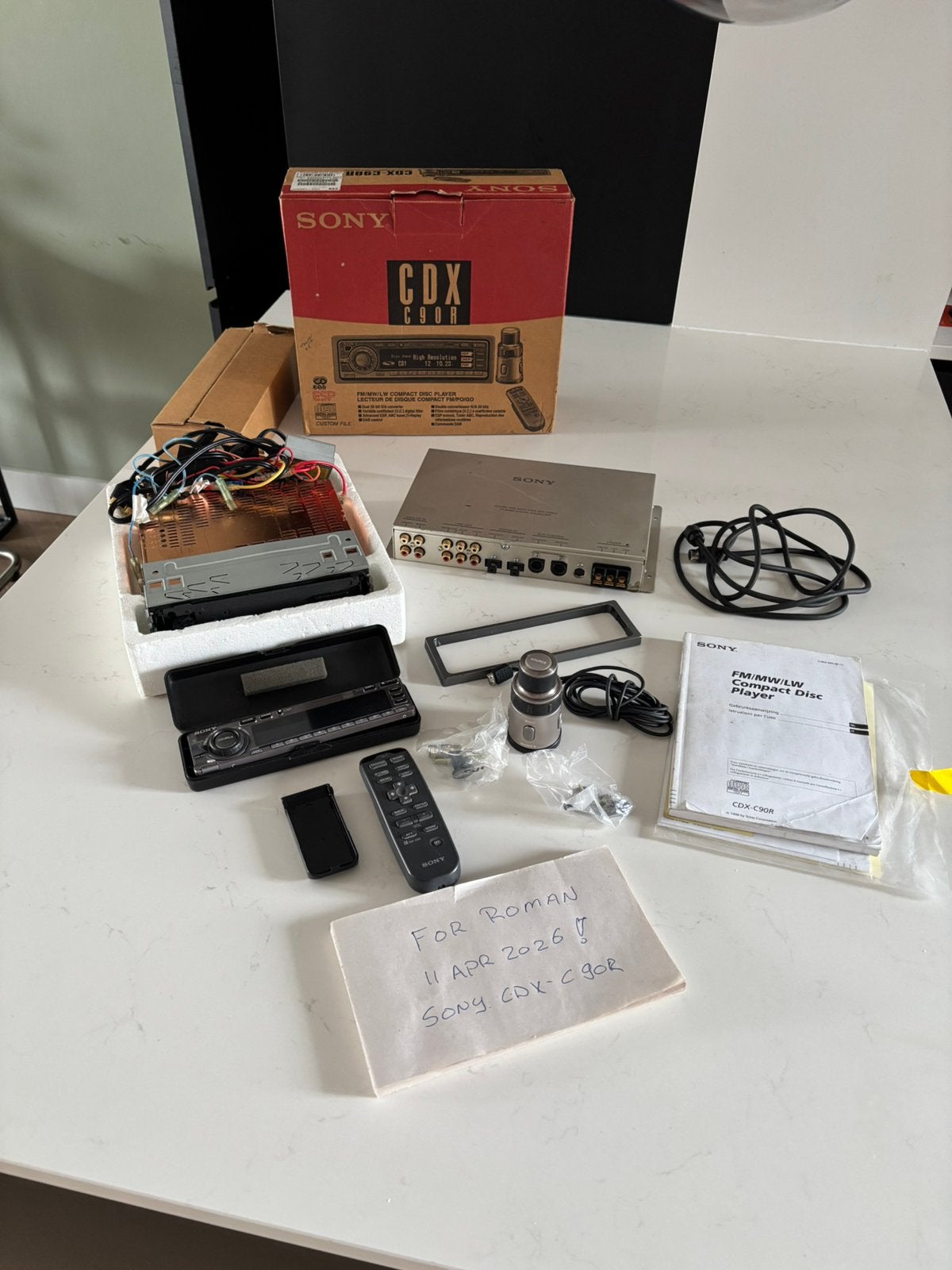 Sony CDX C90R autoradio compleet uit 1998, Auto diversen, Autoradio's, Ophalen
