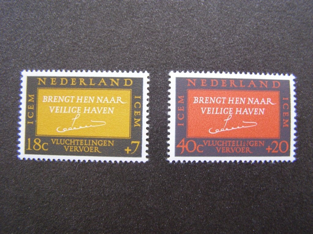 1966: NVPH 856 / 857 Vluchtelingenvervoer ICEM, Ophalen of Verzenden, Na 1940, Postfris