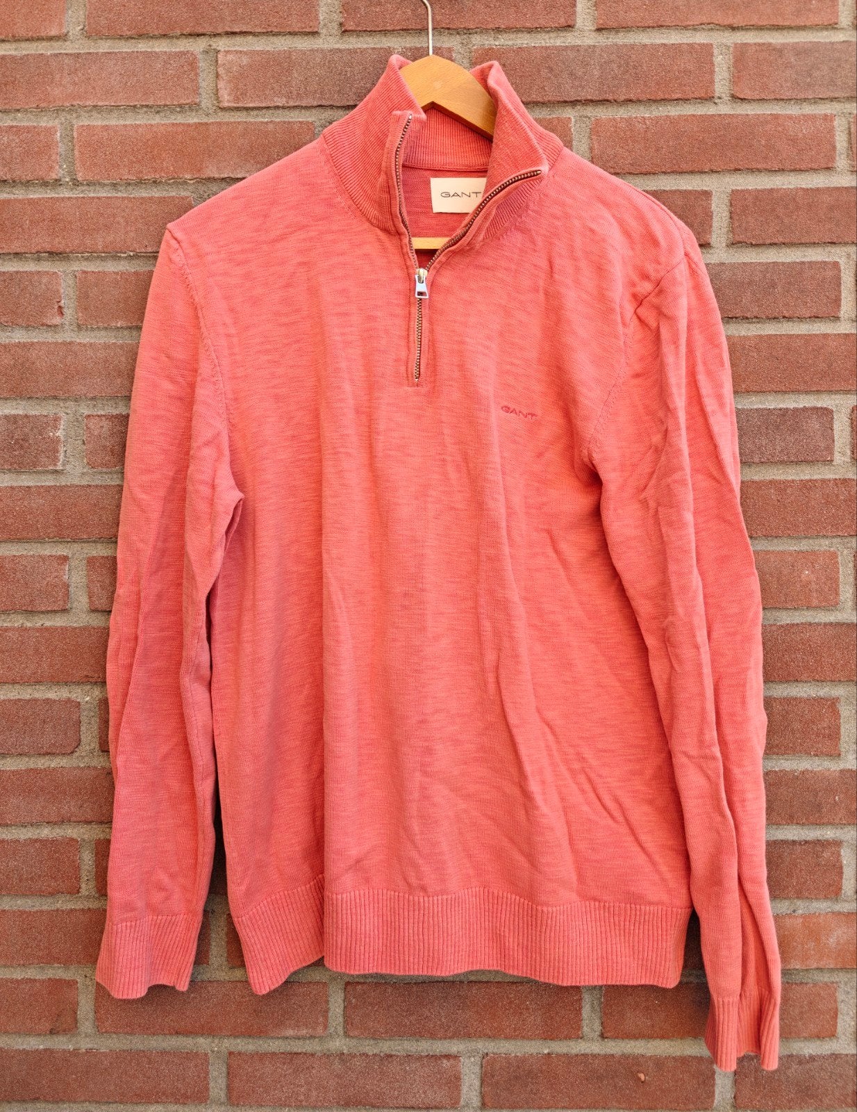GANT sweater koraal maat M - als nieuw!, Maat 48/50 (M), GANT, Oranje, Ophalen of Verzenden