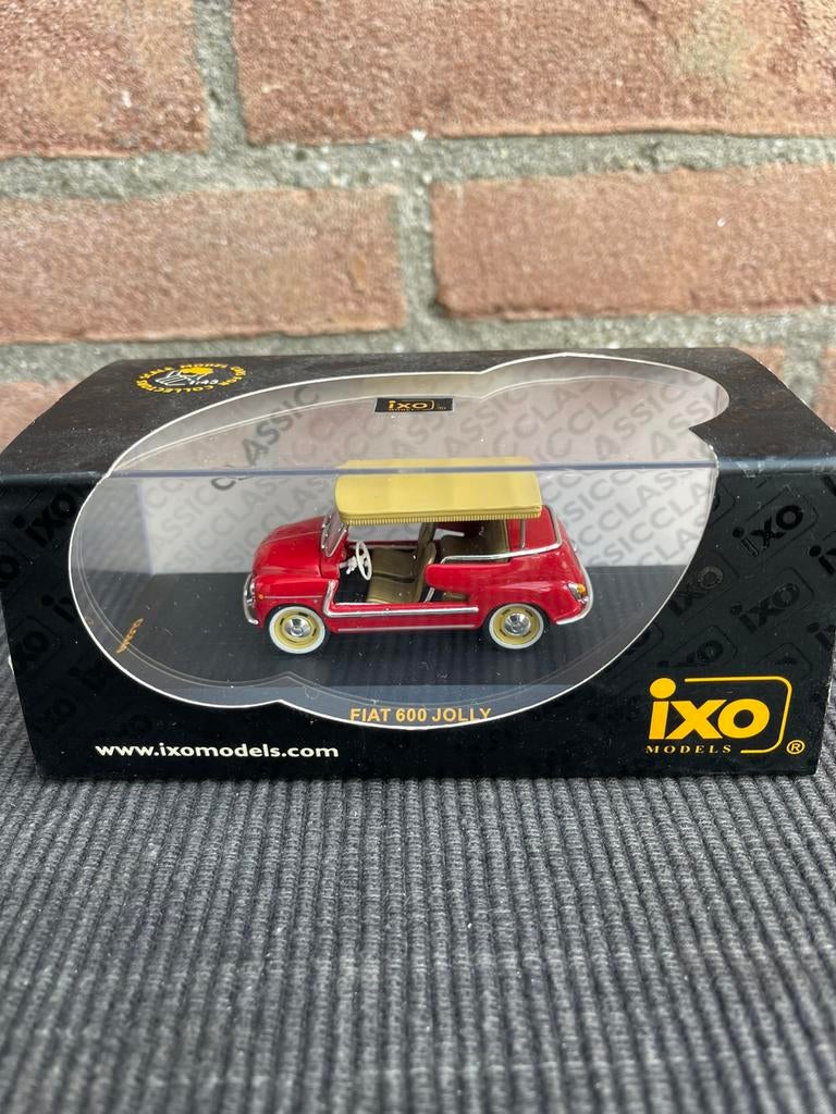 1:43 Ixo Fiat 600 Jolly, Hobby en Vrije tijd, Modelauto's | 1:43, Ophalen of Verzenden, Nieuw, Auto, Overige merken