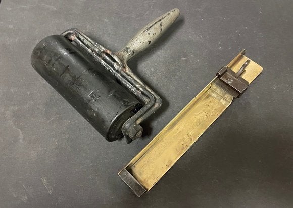 Antiek boekdrukkersgereedschap, Ophalen of Verzenden