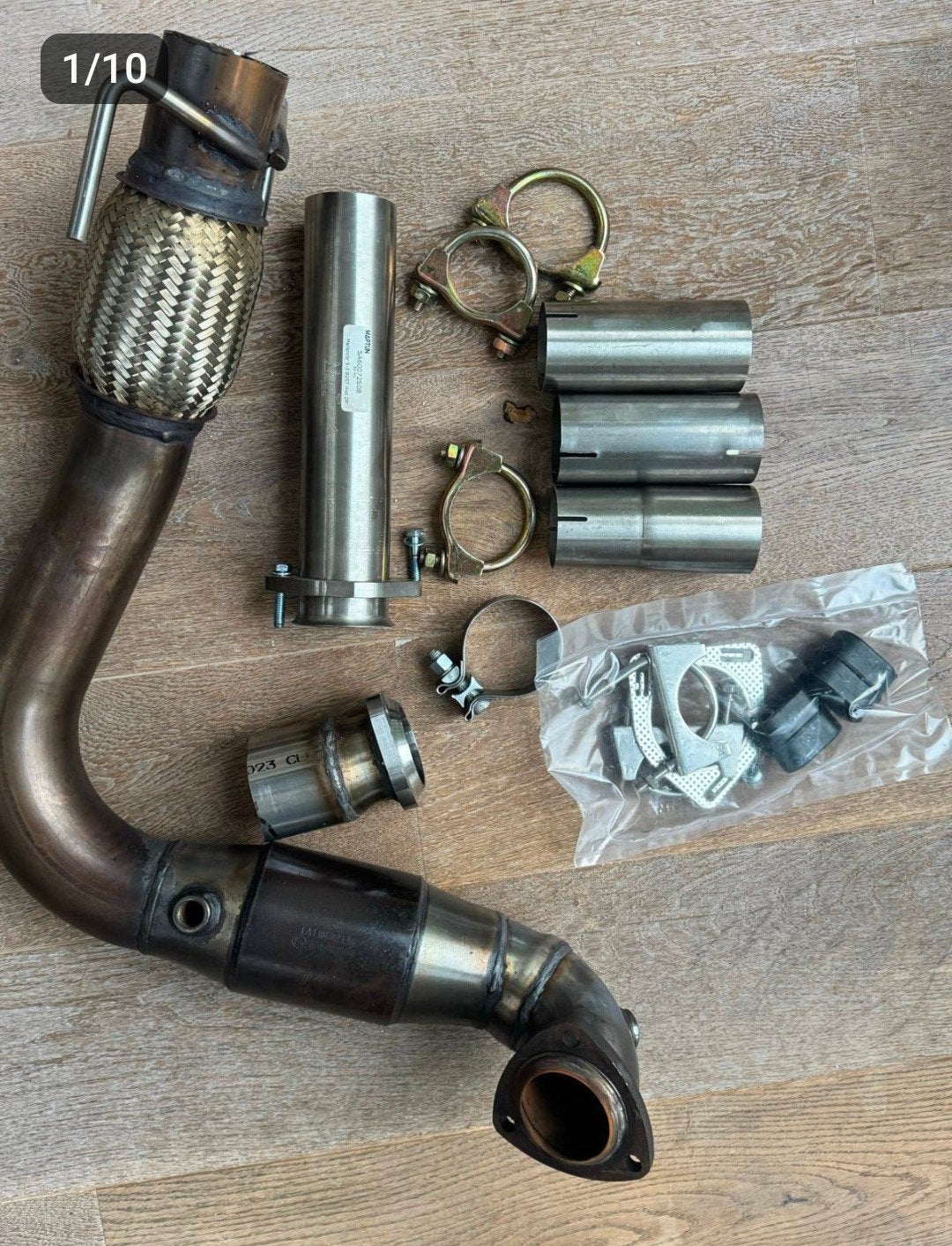 Maptune Downpipe met EU Katalysator 4k mee gereden, Ophalen of Verzenden