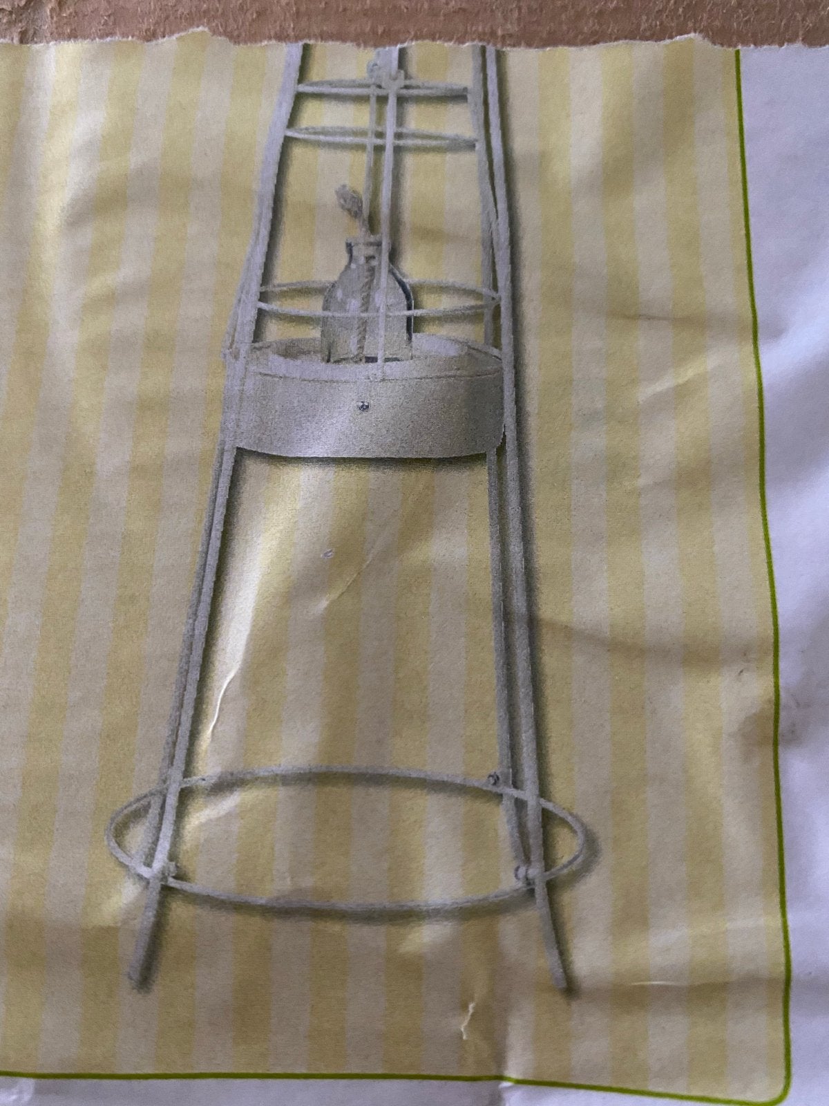 Nieuwe olielamp met metalen standaard, Wit, Overige merken, Nieuw, Modern