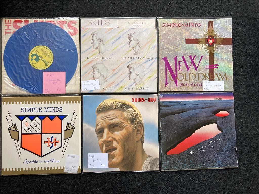 New wave:Skids ,Simple Minds,Shirts, Gebruikt, Picture disc, 1980 - 1989, Ophalen of Verzenden