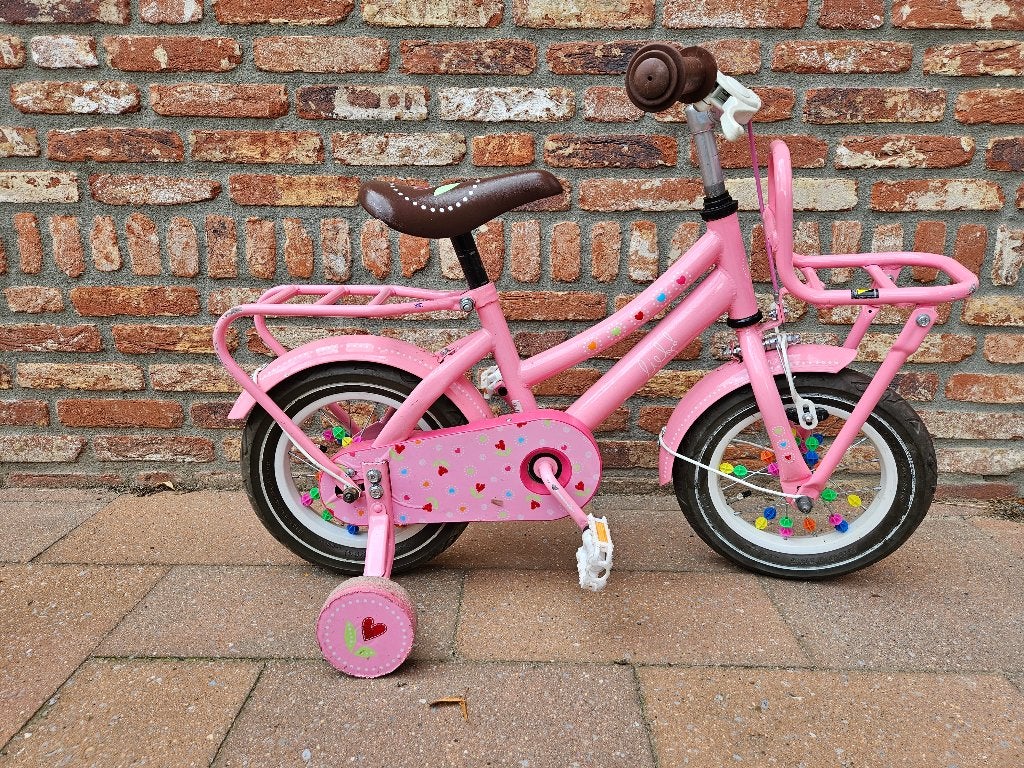 Fiets 12 inch, Ophalen, Zijwieltjes, Gebruikt, Minder dan 16 inch