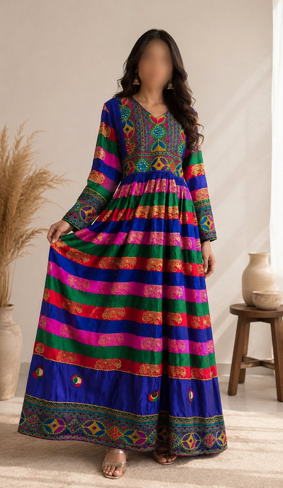 Prachtige Jurk/ Feestjurk/ Gelegenheidsjurk/Abaya, Maat 38/40 (M), Overige typen, Overige kleuren, Ophalen of Verzenden