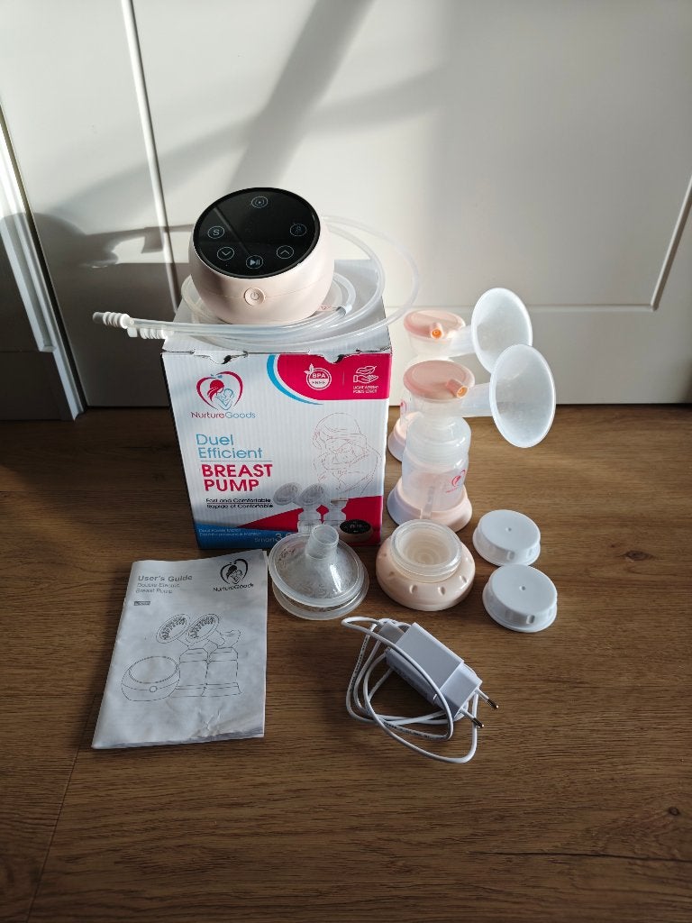 NurtureGoods elektrische Smart 3.0 Dual Efficient Borstkolf, Overige merken, Inclusief flessen, Borstkolf, Ophalen of Verzenden