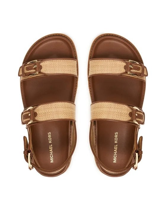 Michael Kors - Nia Sandals, Bruin, Nieuw, Sandalen of Muiltjes, Ophalen of Verzenden