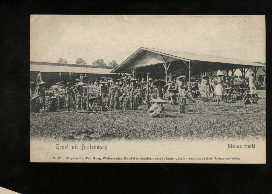 Ned. Indië Nieuwe markt Buitenzorg (32-53), Ophalen, Voor 1920, Buiten Europa