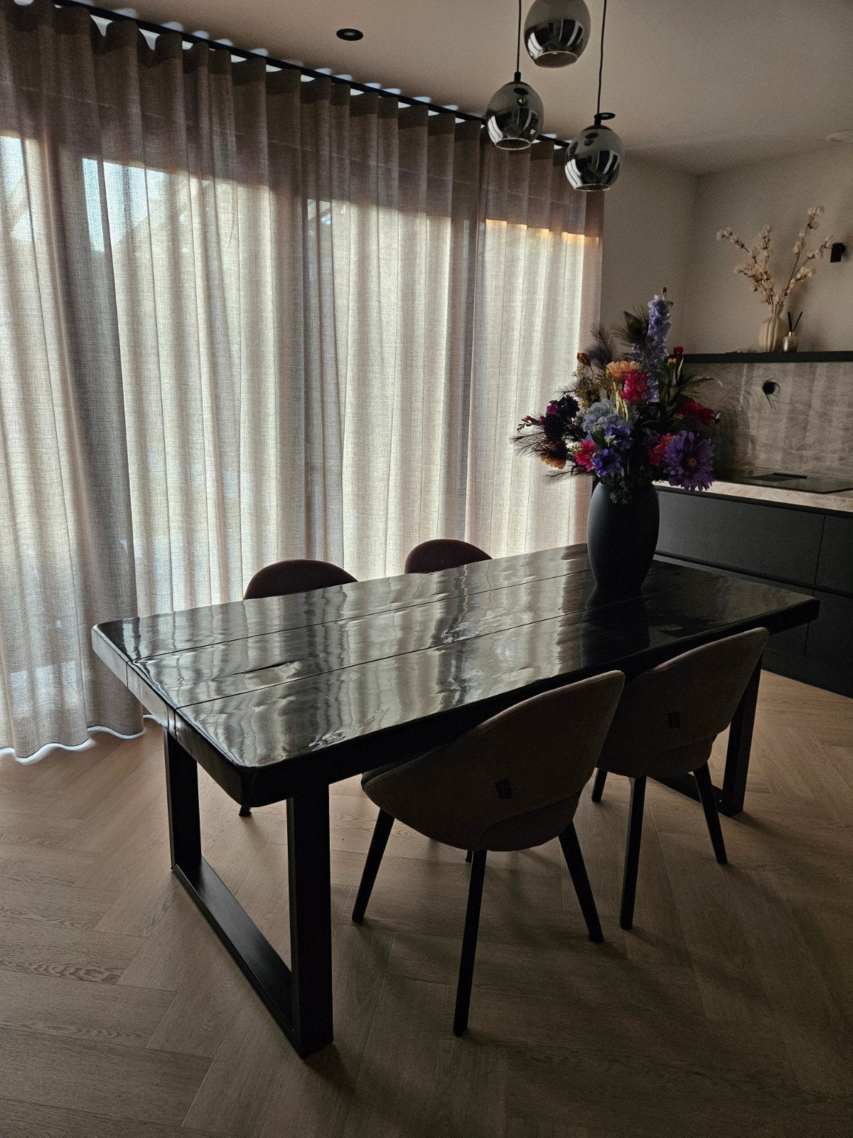 TOP Grandis – Richmond Interiors eettafel 200x100, Ophalen, Gebruikt, Overige materialen, 100 tot 150 cm