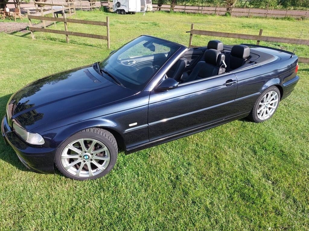 BMW 3-Serie 3.0 CI 330 Cabriolet AUT 2001 Blauw, Auto's, BMW, Automaat, 1595 kg, Cabriolet, Particulier
