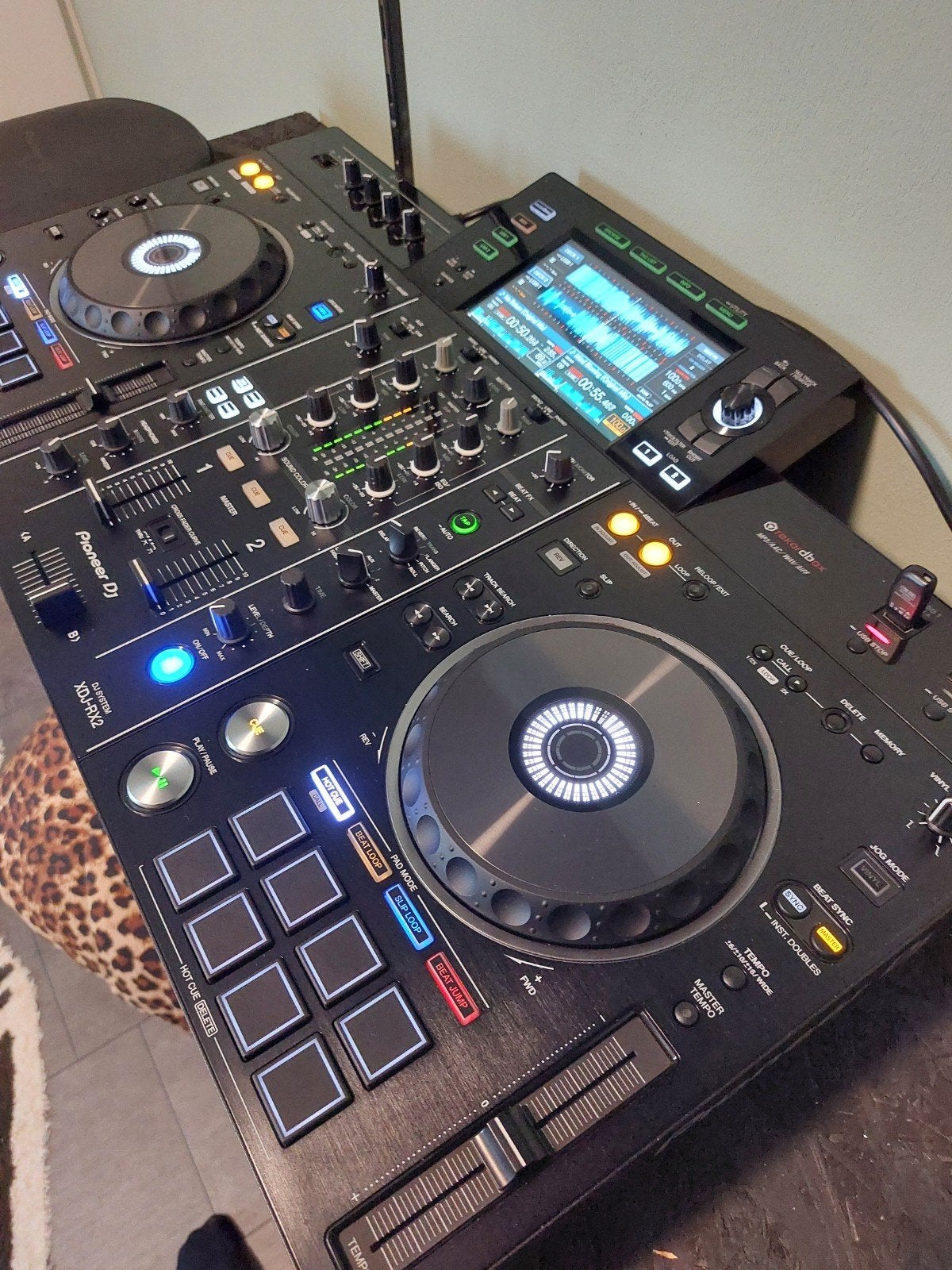 Pioneer XDJ RX2 DJ-set met pioneer koptelefoon Inc stofkap, Muziek en Instrumenten, Dj-sets en Draaitafels, Ophalen