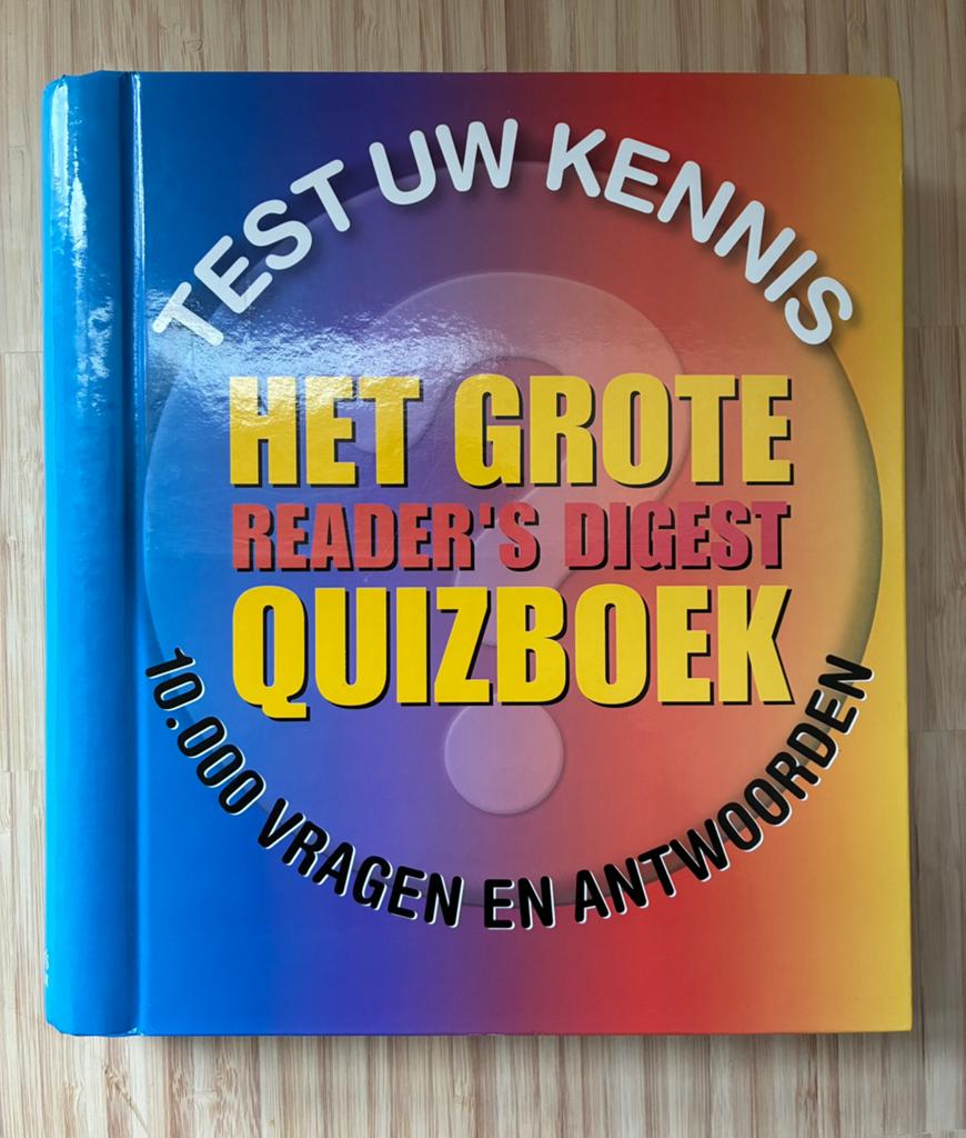 Groot Quizboek.  384 blz. NIEUW, Ophalen of Verzenden, Nieuw, Overige onderwerpen