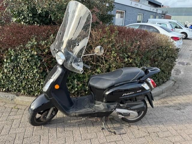 Sym fiddle 2  25 km/h, Ophalen, Gebruikt, Benzine, Fiddle