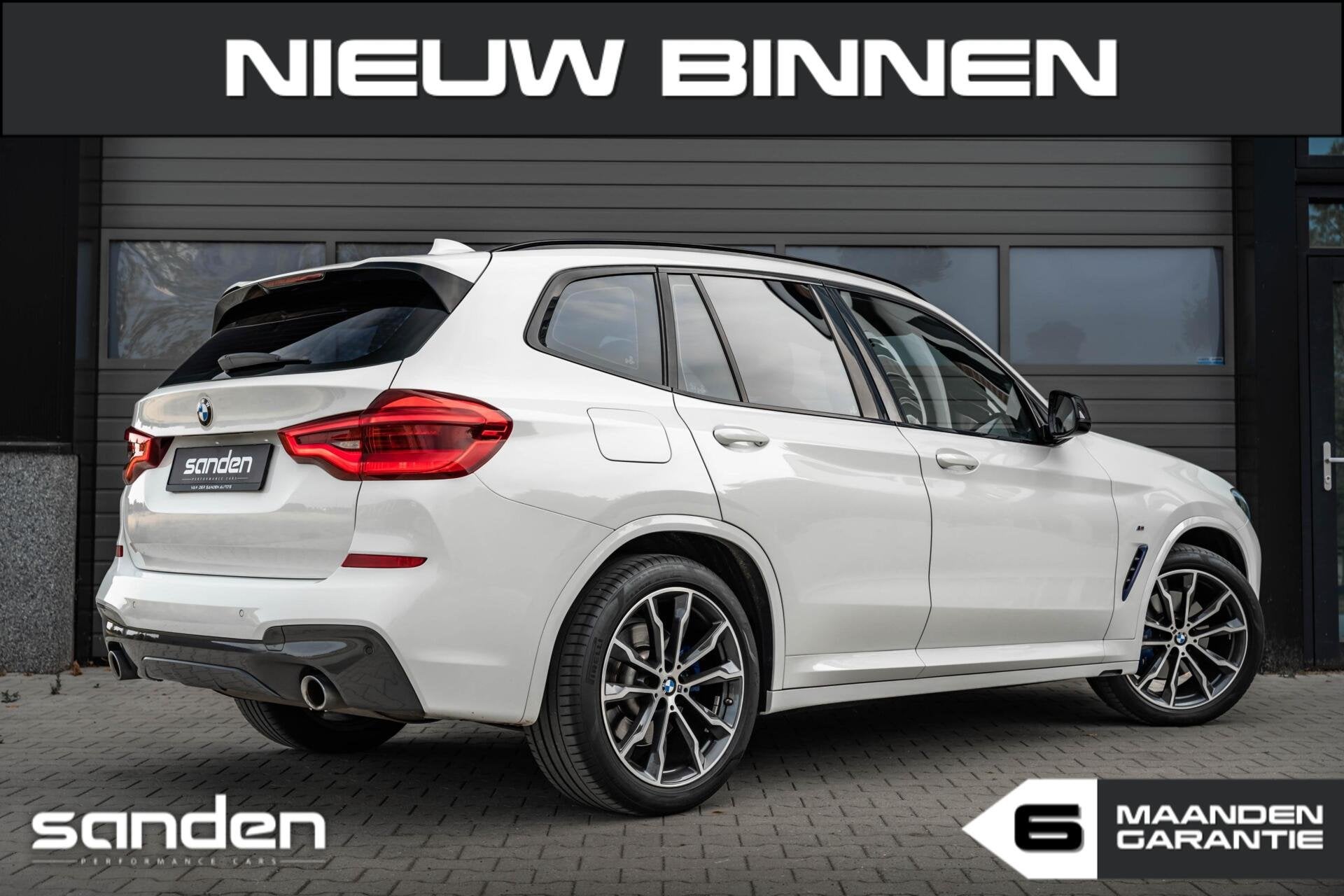 BMW X3 xDrive30i High Executive|MSport|AdaptivLED|HUD|Sfeerv, 1998 cc, Lichtsensor, 4 cilinders, Wit