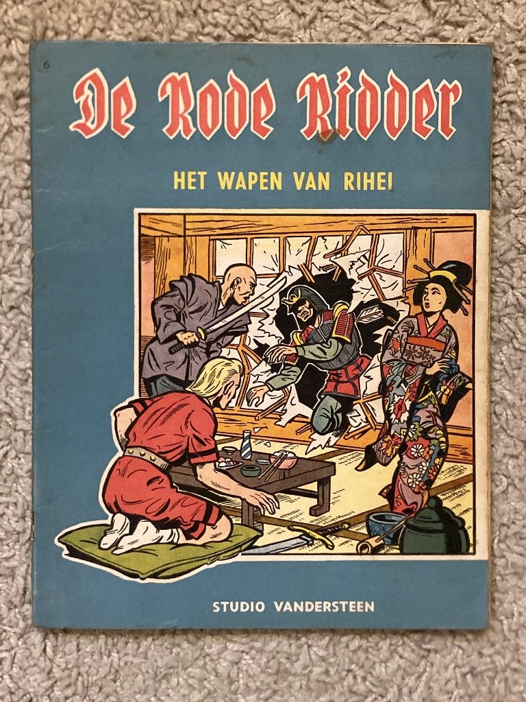 De Rode Ridder - Wapen van Rihei - Nr. 6 - Eerste druk, 1961, Boeken, Eén stripboek, Ophalen of Verzenden, Gelezen