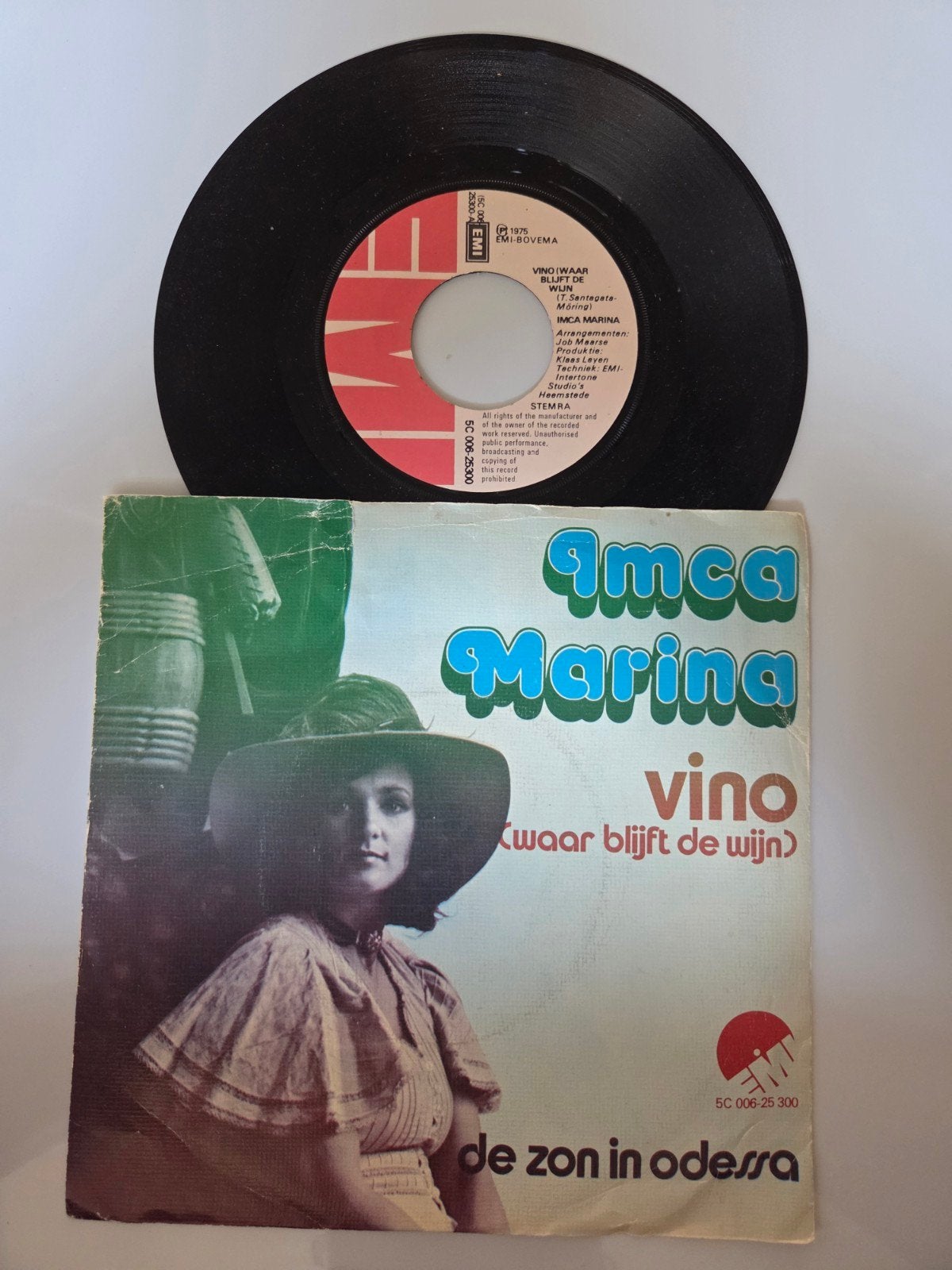 Imca Marina - Vino (waar blijft de wijn), Ophalen of Verzenden, Gebruikt, 7 inch, Nederlandstalig
