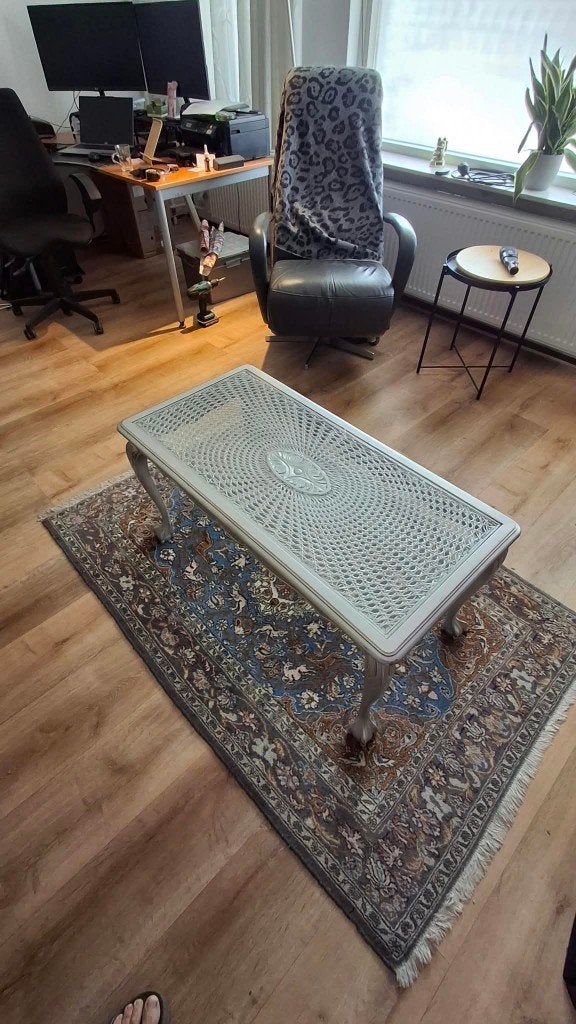 Salontafel t.e.a.b, Huis en Inrichting, Tafels | Salontafels, Ophalen, Minder dan 50 cm, Gebruikt, 100 tot 150 cm