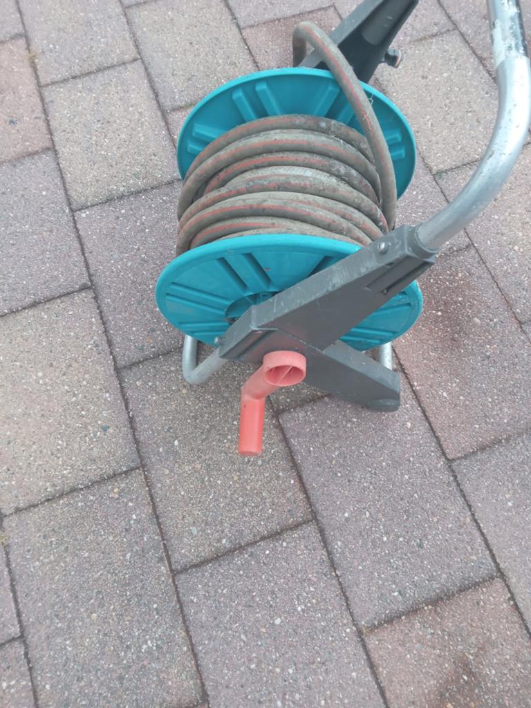 Tuin haspel, Tuin en Terras, Tuinslangen, Ophalen of Verzenden, Gebruikt, Tuinslang
