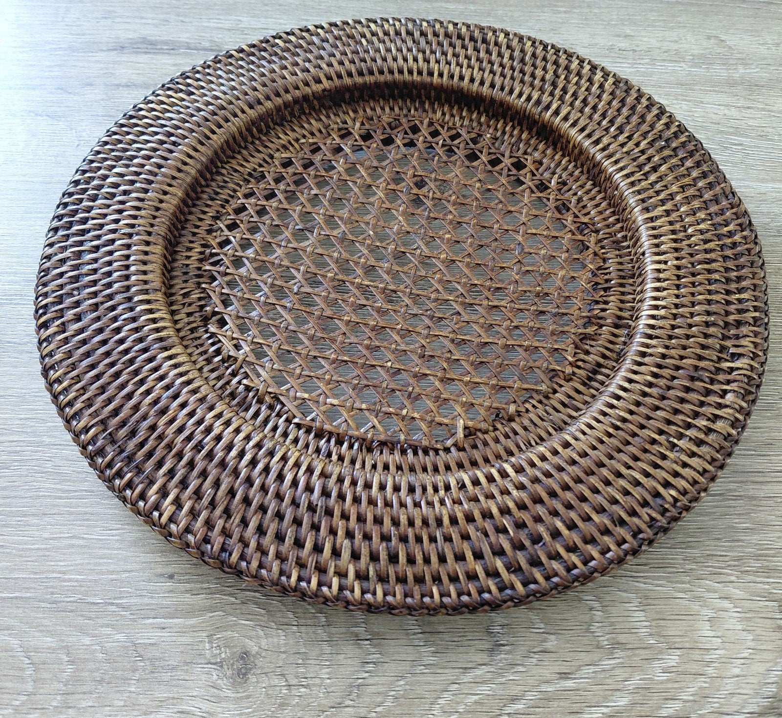 10 rieten onderborden, Huis en Inrichting, Woonaccessoires | Onderzetters, Ophalen
