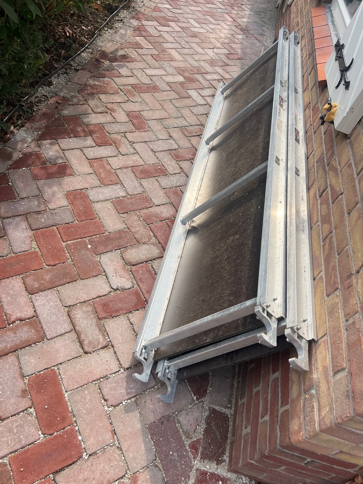 Gebruikte steigerplaten - Ideaal voor dakwerkzaamheden, Doe-het-zelf en Verbouw, Ophalen, Gebruikt, Daksteiger, Minder dan 2 meter