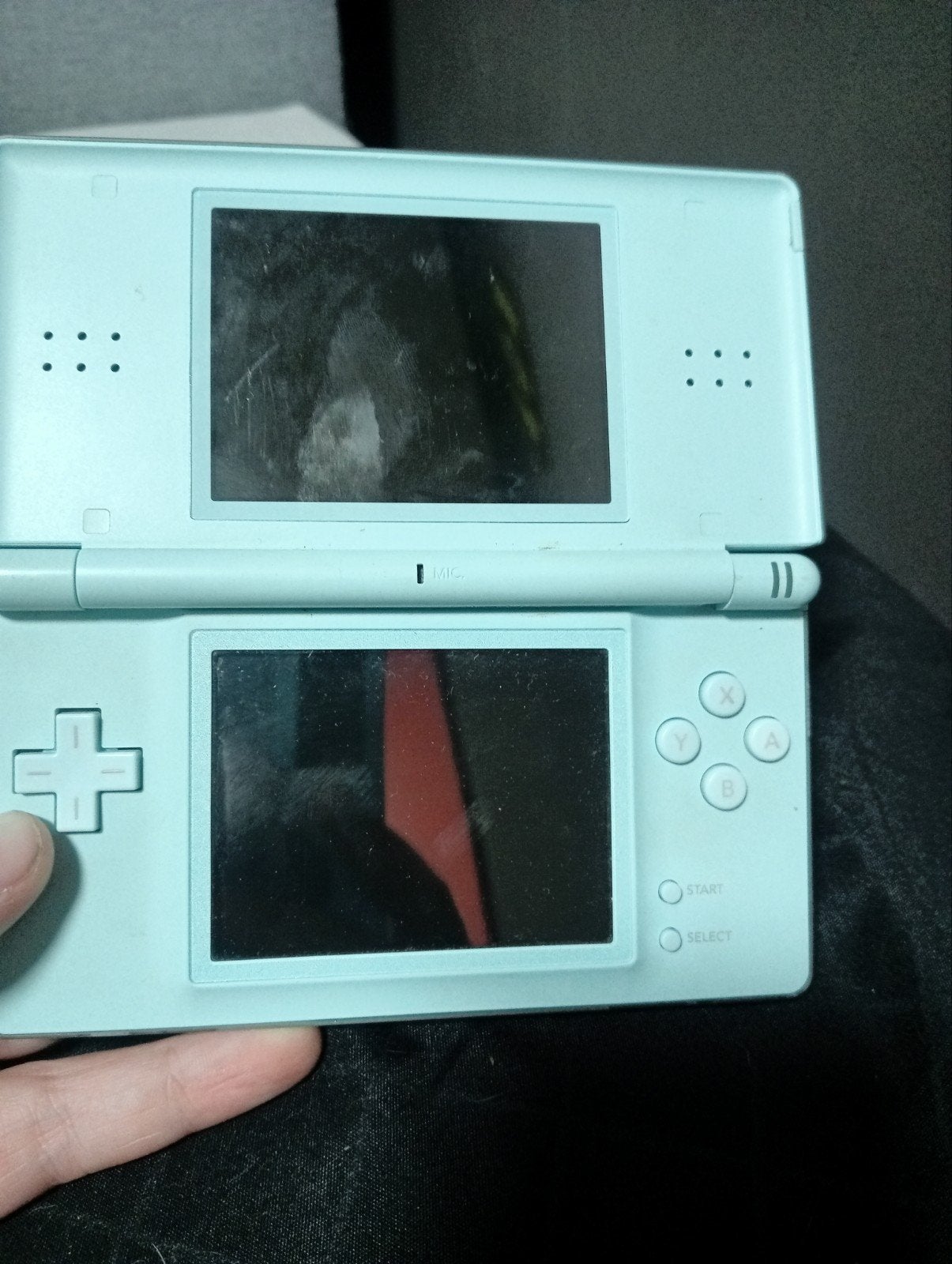 Nintendo DS Lite - Lichtblauw (zonder oplader/pen/games), Ophalen, Zo goed als nieuw, Blauw, DS Lite