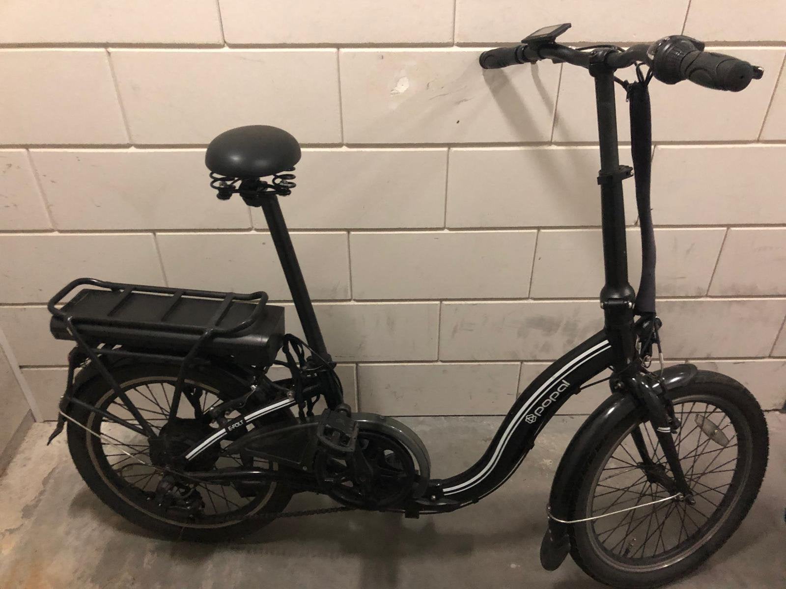 Popal electrische vouwfietsen, 20 inch of meer, Gebruikt, Versnellingen, Totaal opvouwbaar