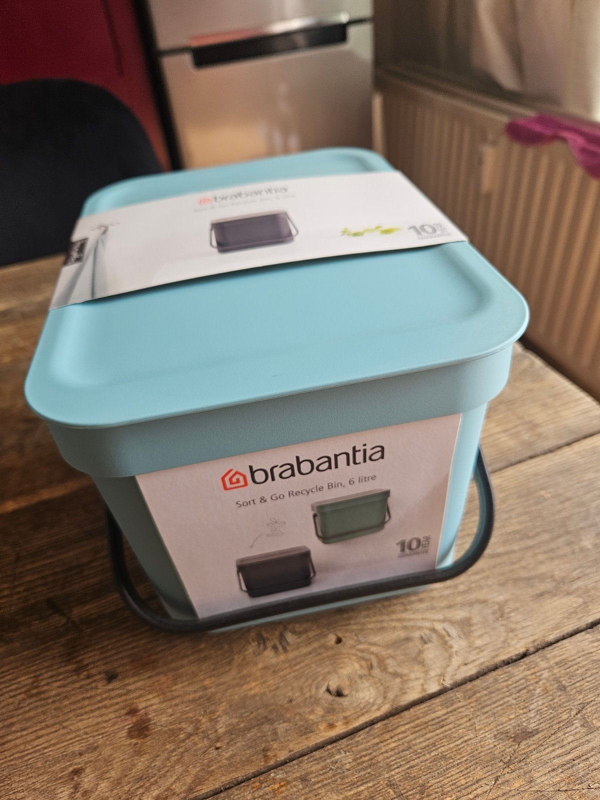 Brabantia Sort & Go Recycle Bin 6L - Nieuw, 40 liter of meer, Ophalen, Nieuw, Kunststof