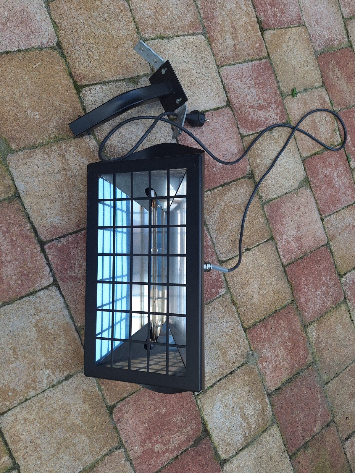 Terrasverwarmer 1500W Elektrisch Zwart, Ophalen, Gebruikt, Elektrisch, Wand