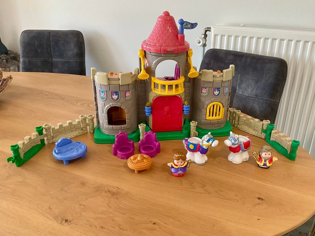 Little People : Kasteel - C1159 - compleet set met extra ‘s, Kinderen en Baby's, Speelgoed | Fisher-Price, Gebruikt, Ophalen
