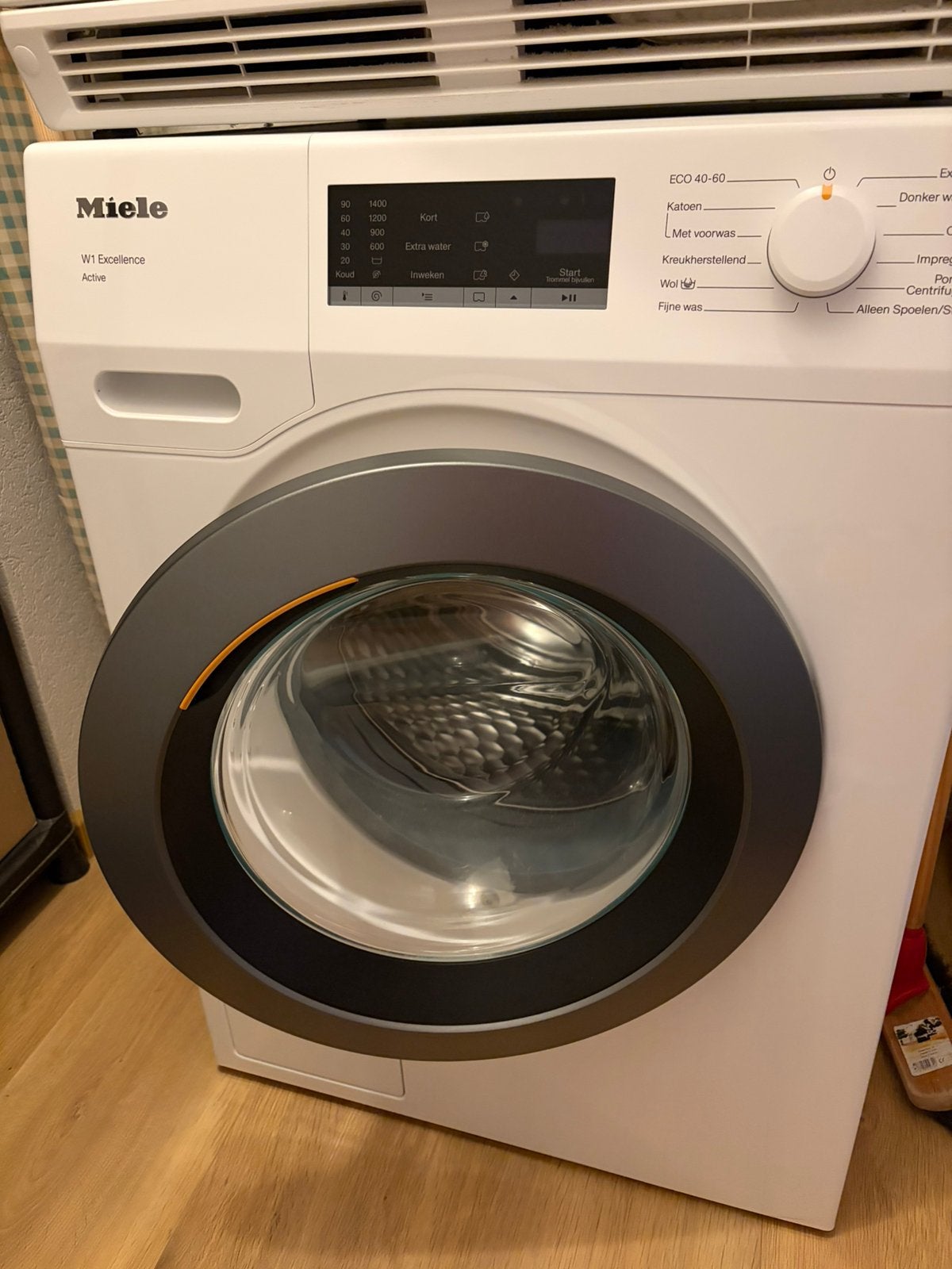 Prachtige mooie Miele wasmachine, Ophalen, Nieuw, 85 tot 90 cm, Energieklasse A of zuiniger