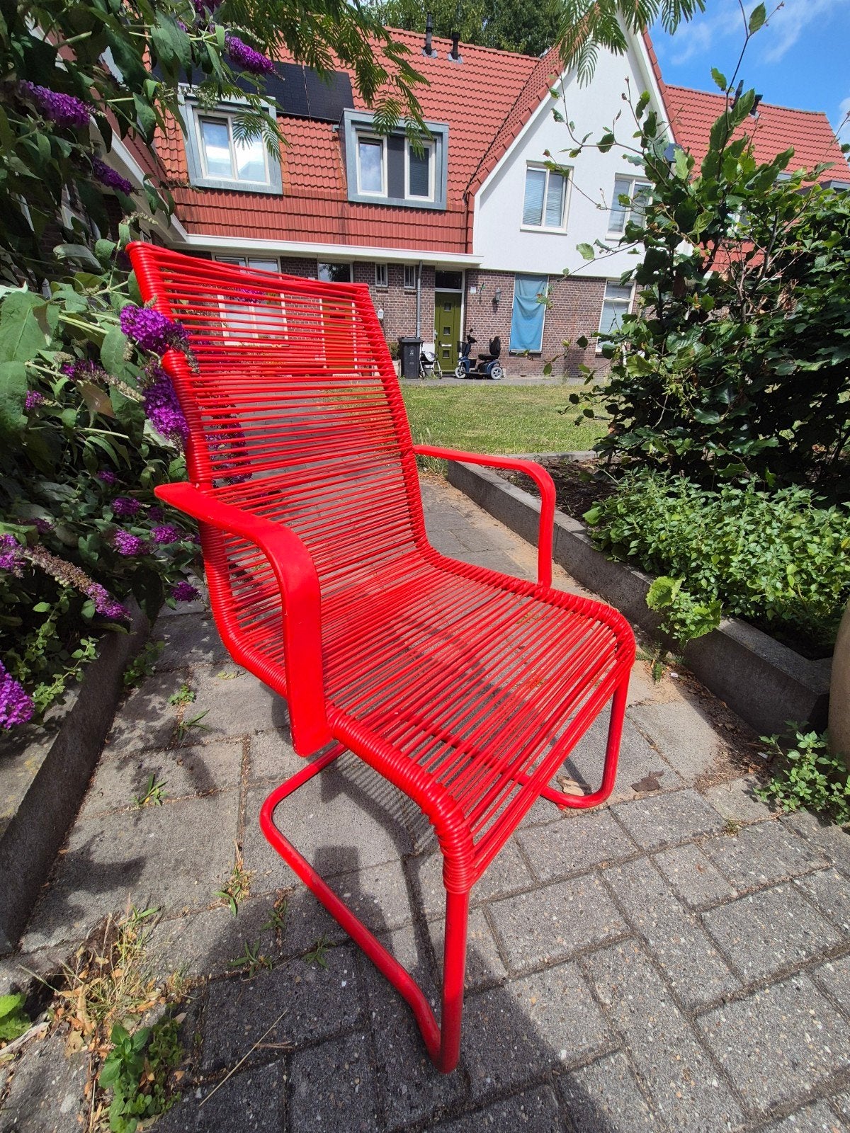 Fiam Mya Spaghetti tuinstoel, Tuin en Terras, Ophalen of Verzenden, Metaal