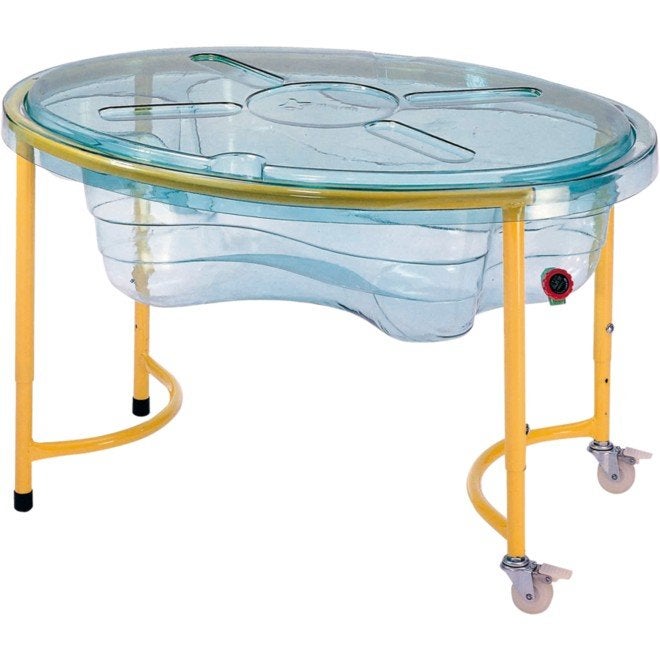 Water speelbak, Ophalen