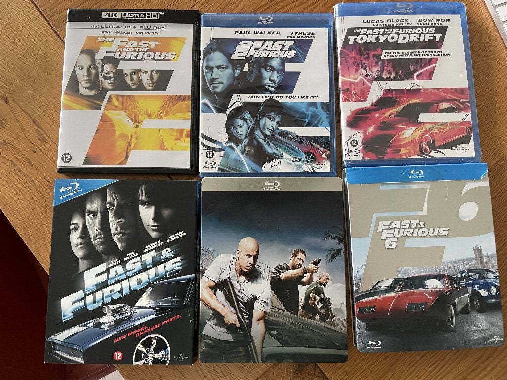 Fast & Furious Movie Collection 4K en Blu-ray, Cd's en Dvd's, Boxset, Engels, Verzenden, Nederlands