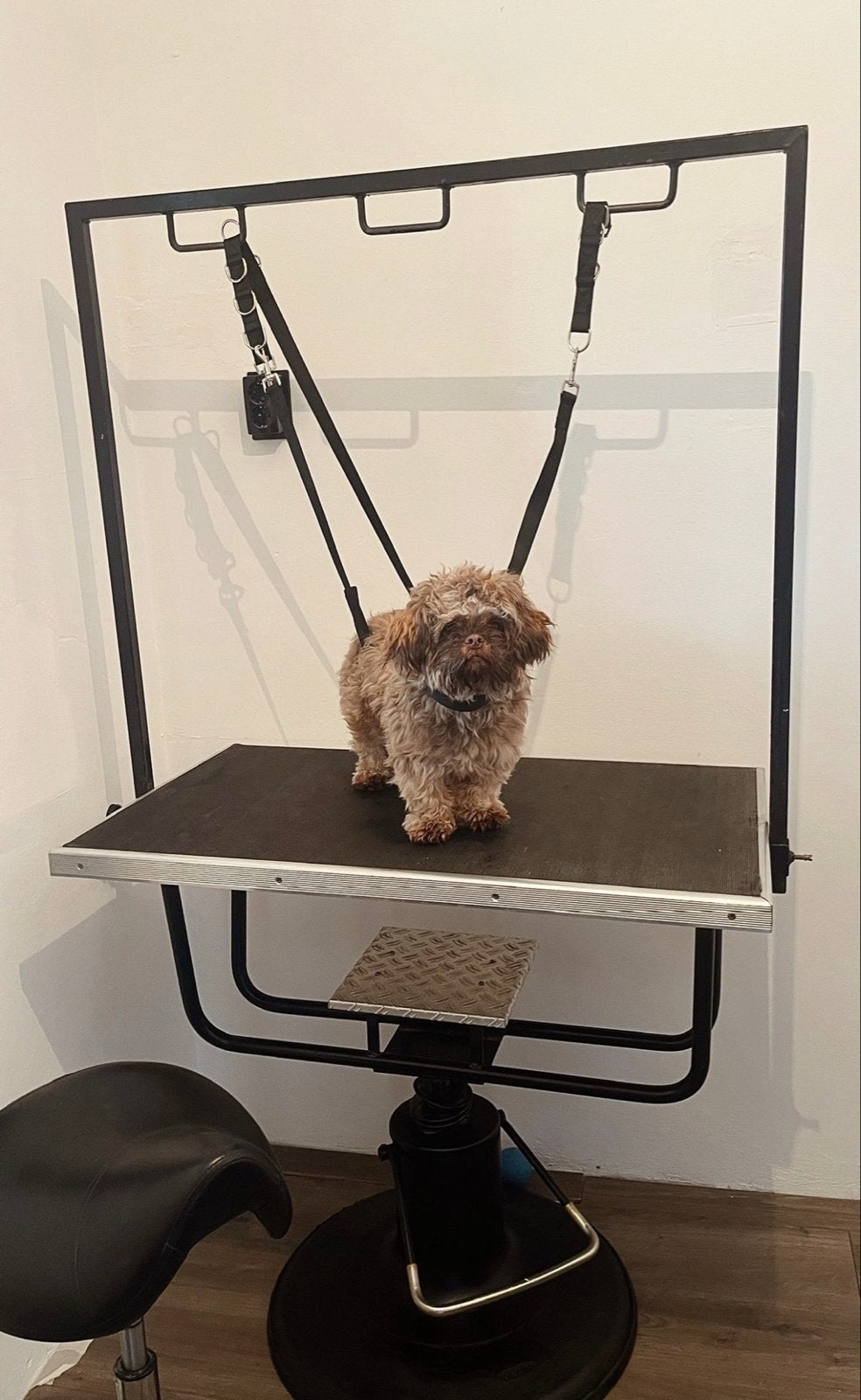 Professionele trimtafel met dubbele trim arm, Ophalen, Gebruikt